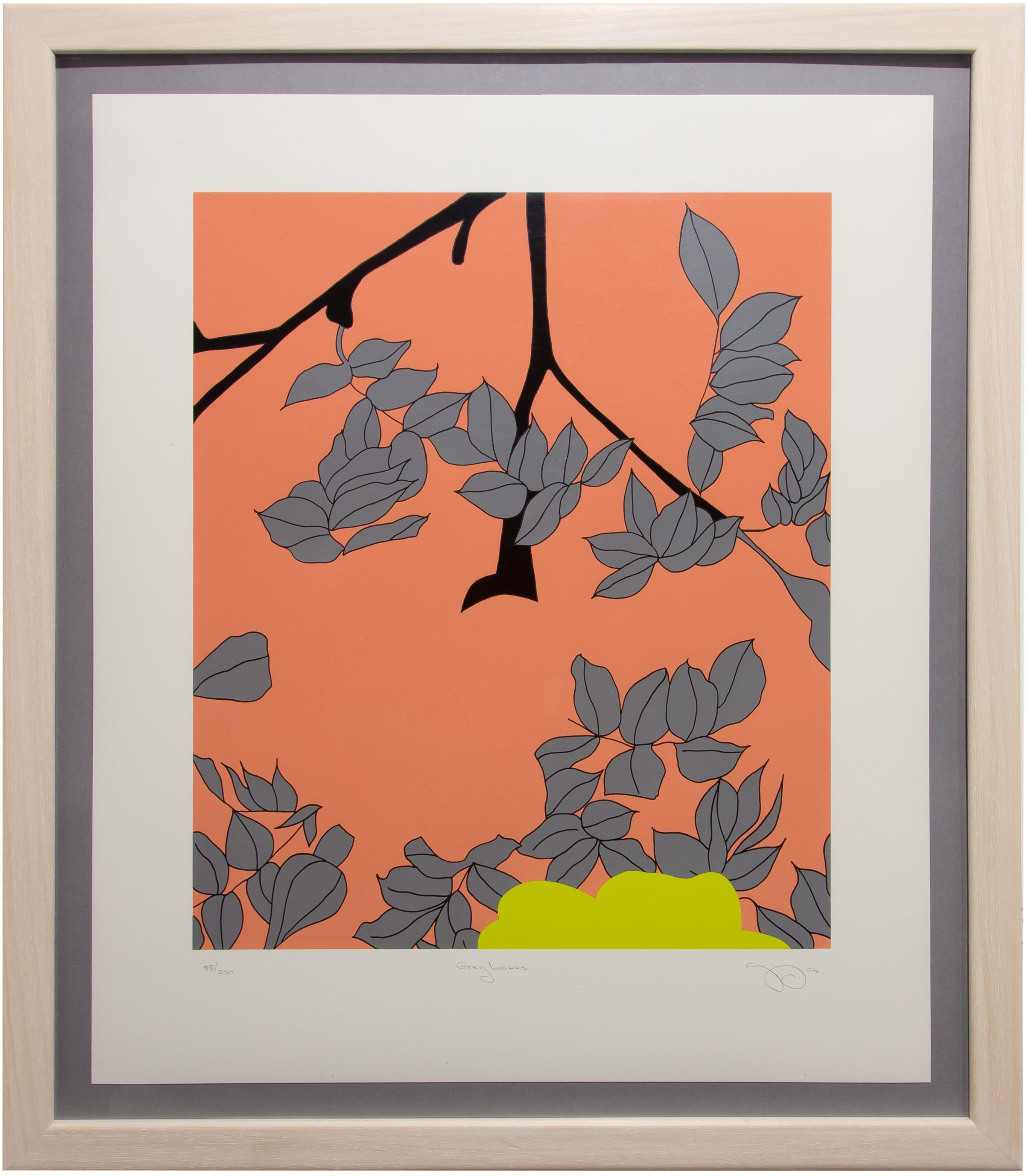 Grey Leaves - Print by Gary Hume