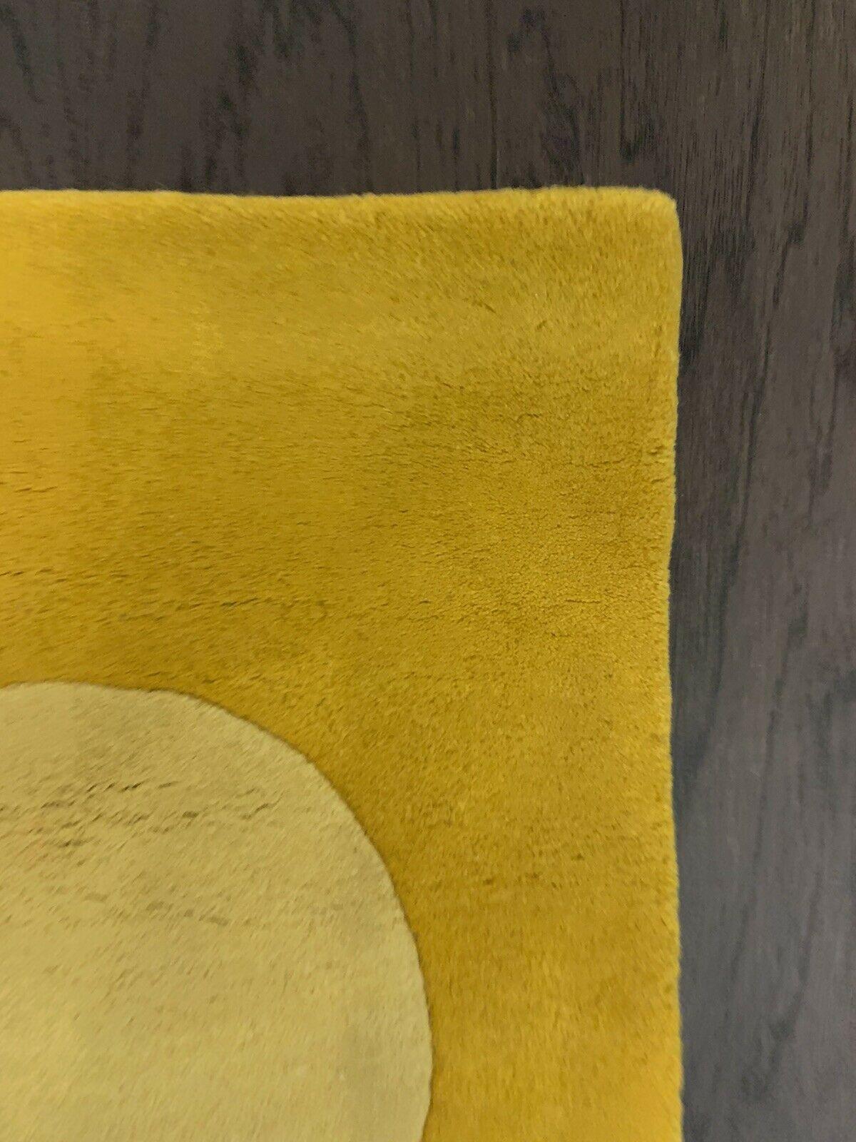 Introducing a stunning piece of art in the form of a rug by renowned artist Gary Hume. This numbered edition of 50 features a beautiful (Yellow) DOOR 1 design, hand tufted with high-quality handspun wool. Measuring 0.91 x 1.80m (3’ x 6’), this rug