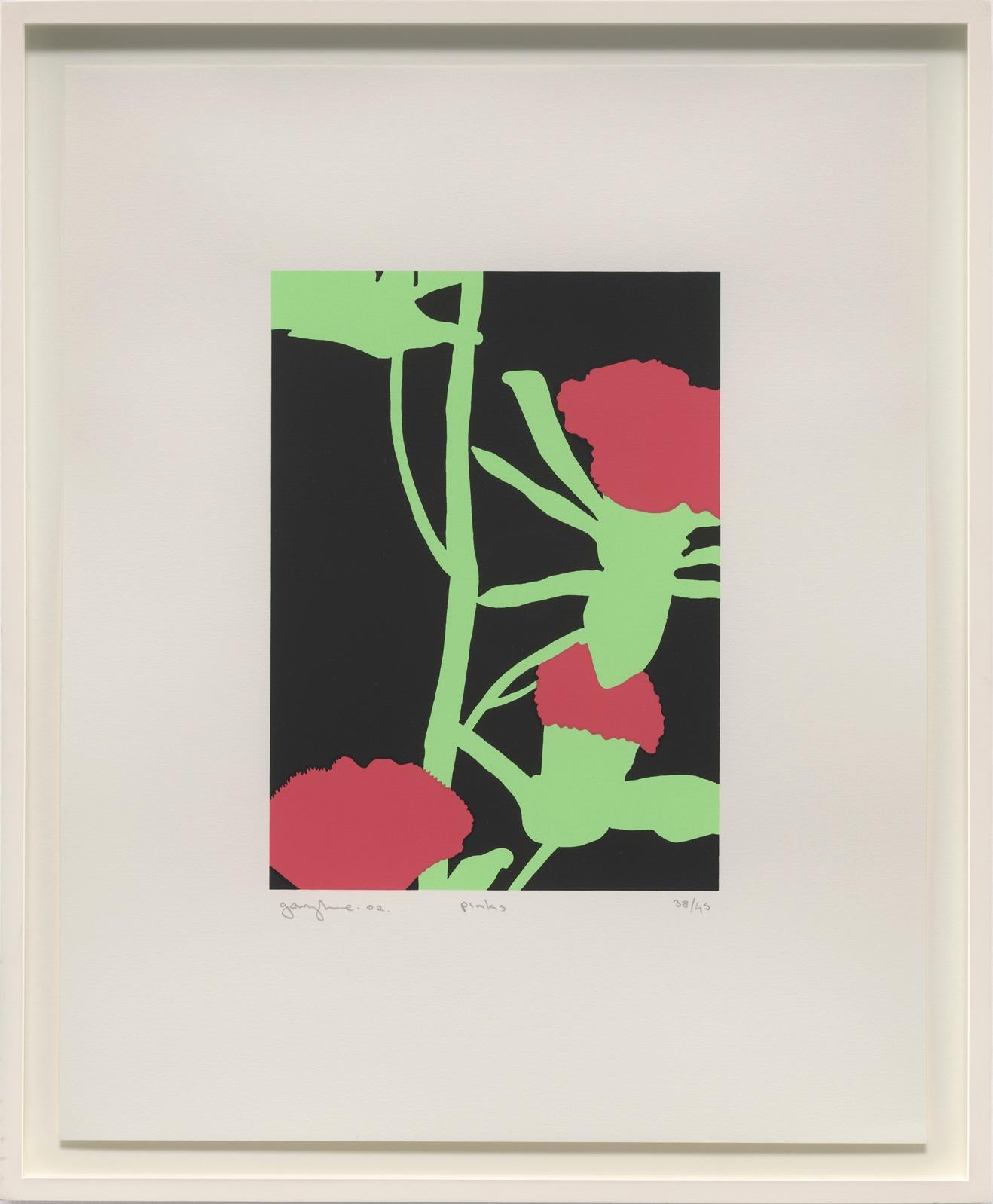 Rosa Rosafarben – Print von Gary Hume