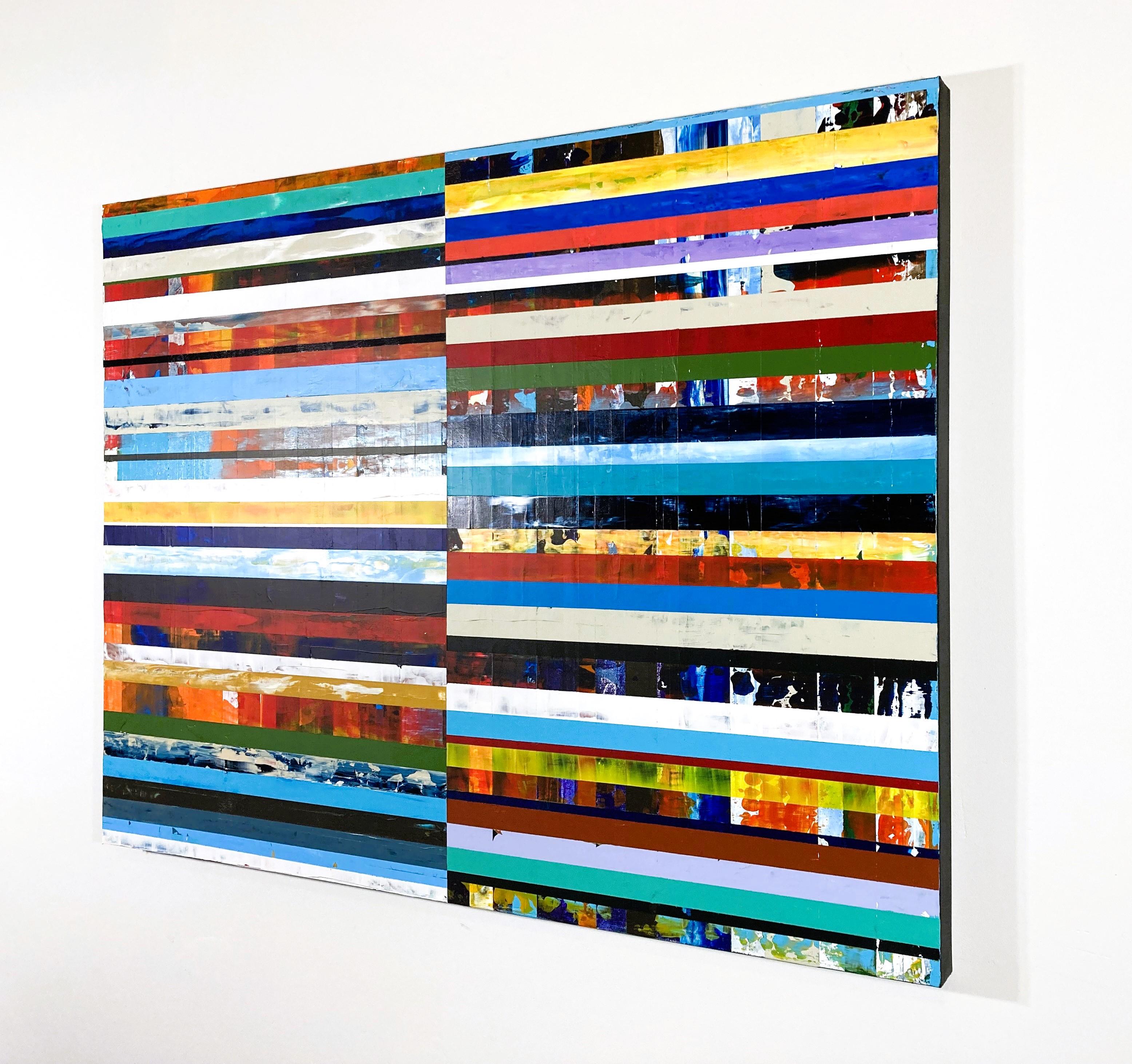 Groove 2561, Pittura astratta - Painting di Gary J. Noland Jr.