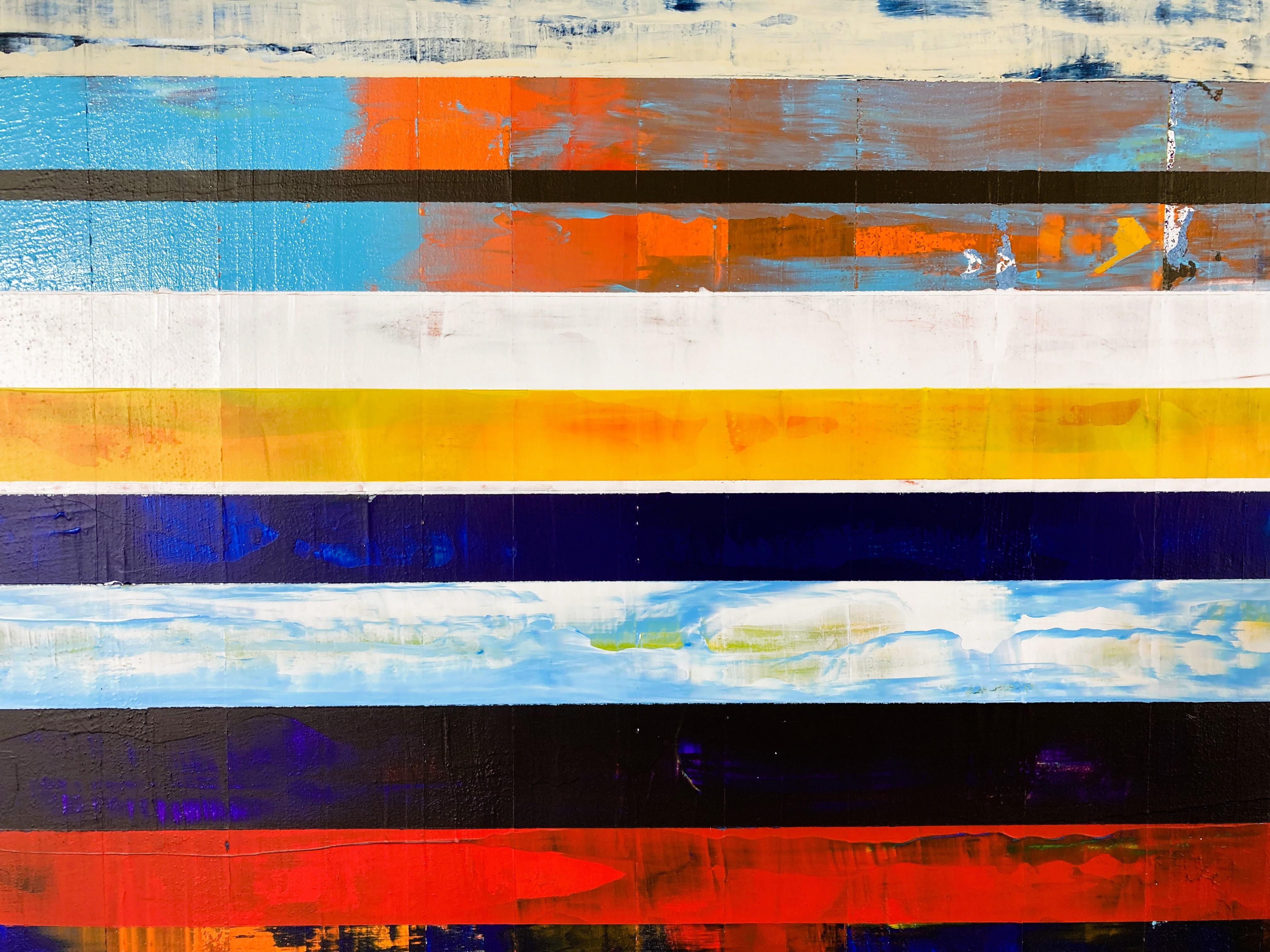 Groove 2561, Pittura astratta - Abstract Painting Nero di Gary J. Noland Jr.