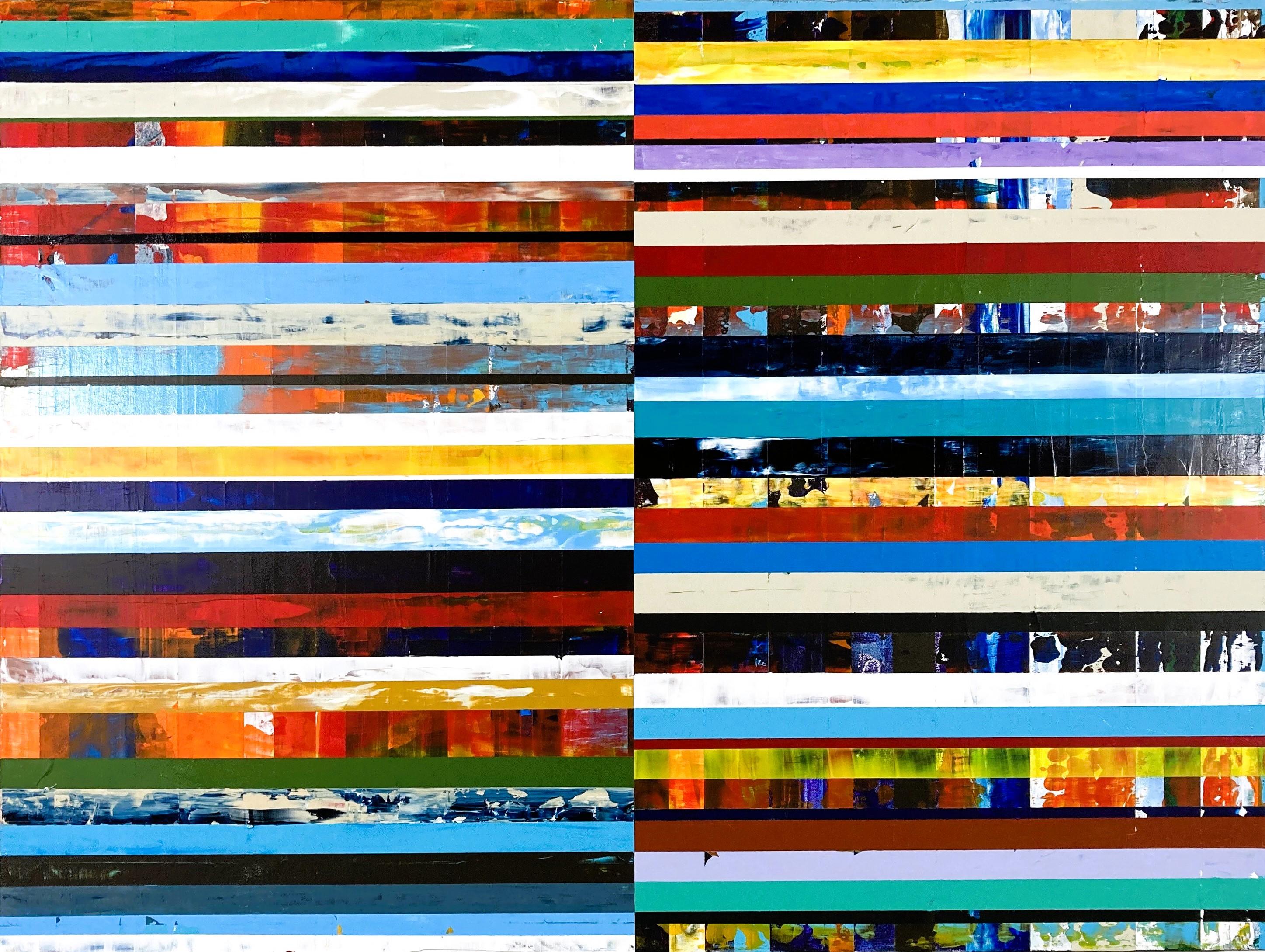 Abstract Painting di Gary J. Noland Jr. - Groove 2561, Pittura astratta