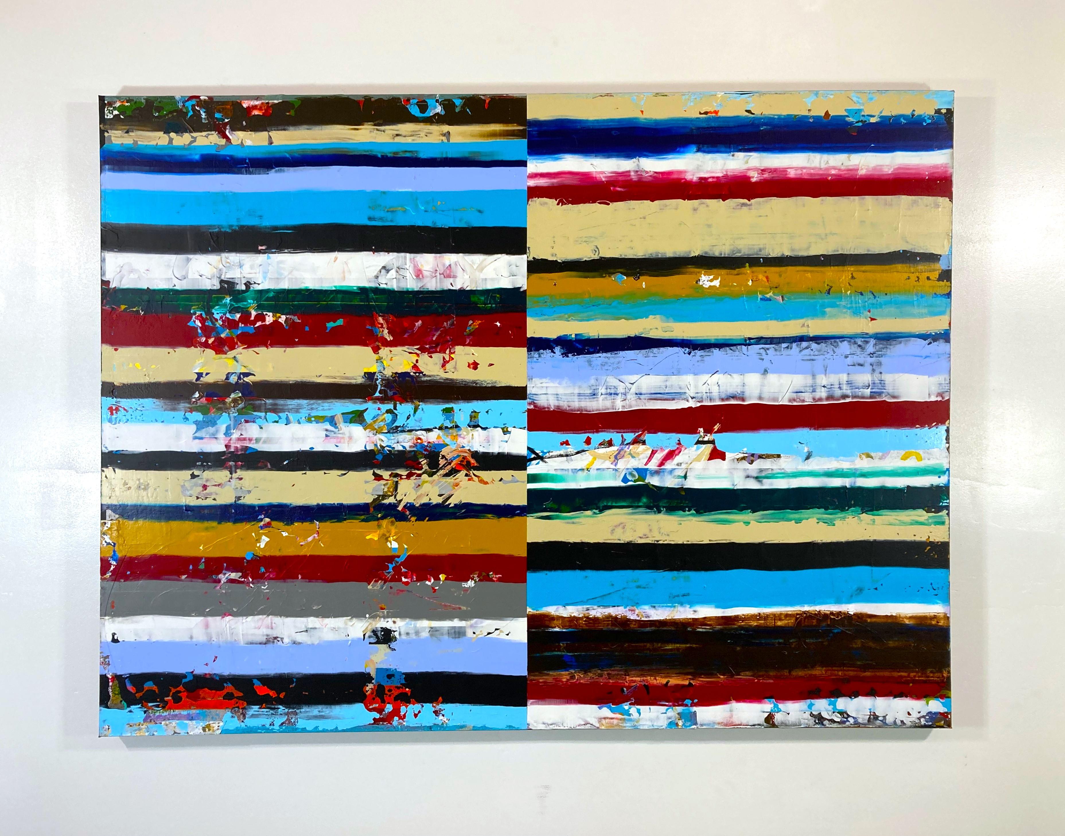 Muoversi 2926, Pittura astratta - Painting Astratto di Gary J. Noland Jr.