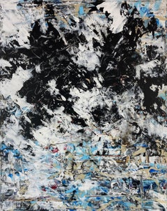Certains jours, peinture abstraite