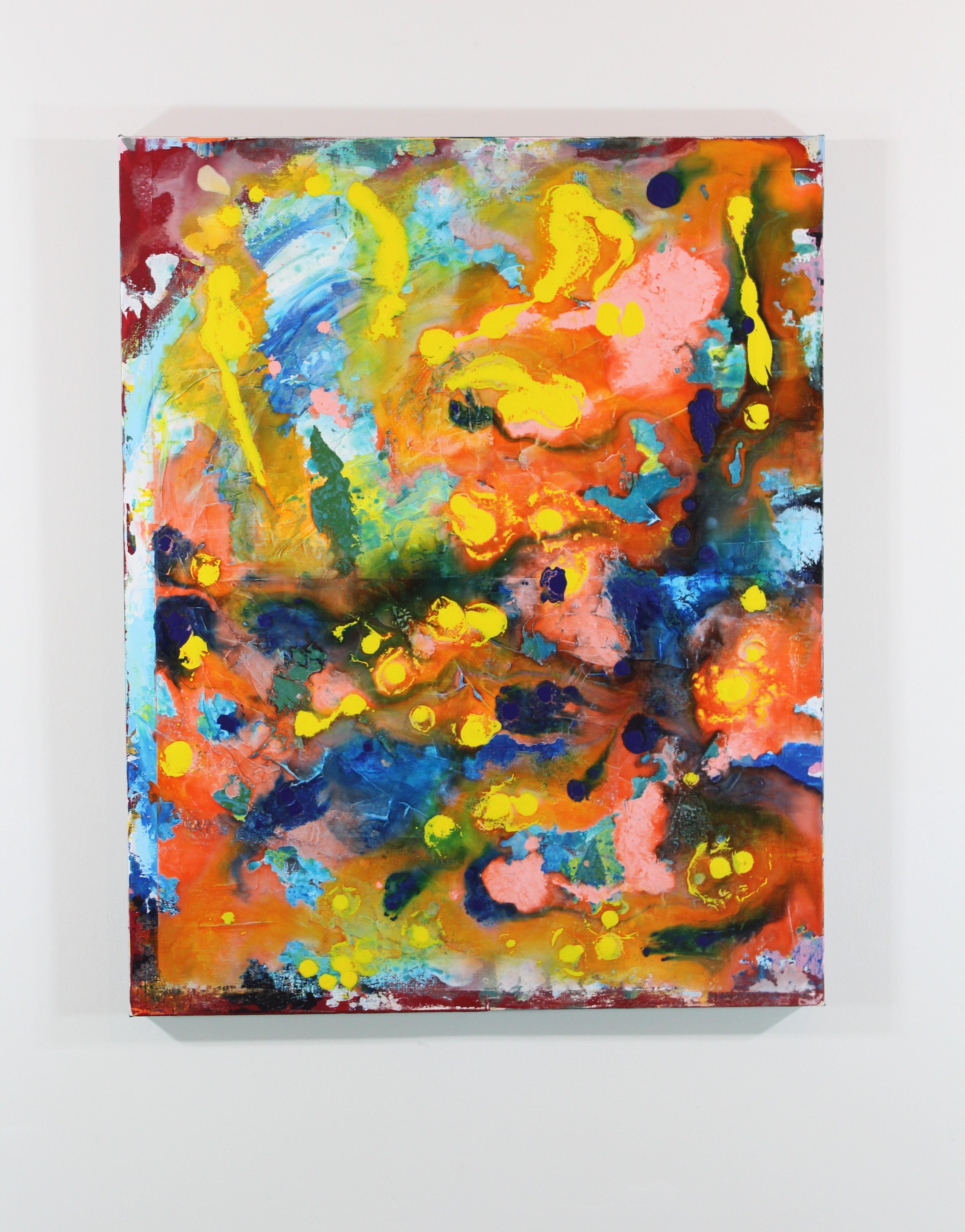 Was ich gefunden habe, Abstrakte Malerei (Braun), Abstract Painting, von Gary J. Noland Jr.