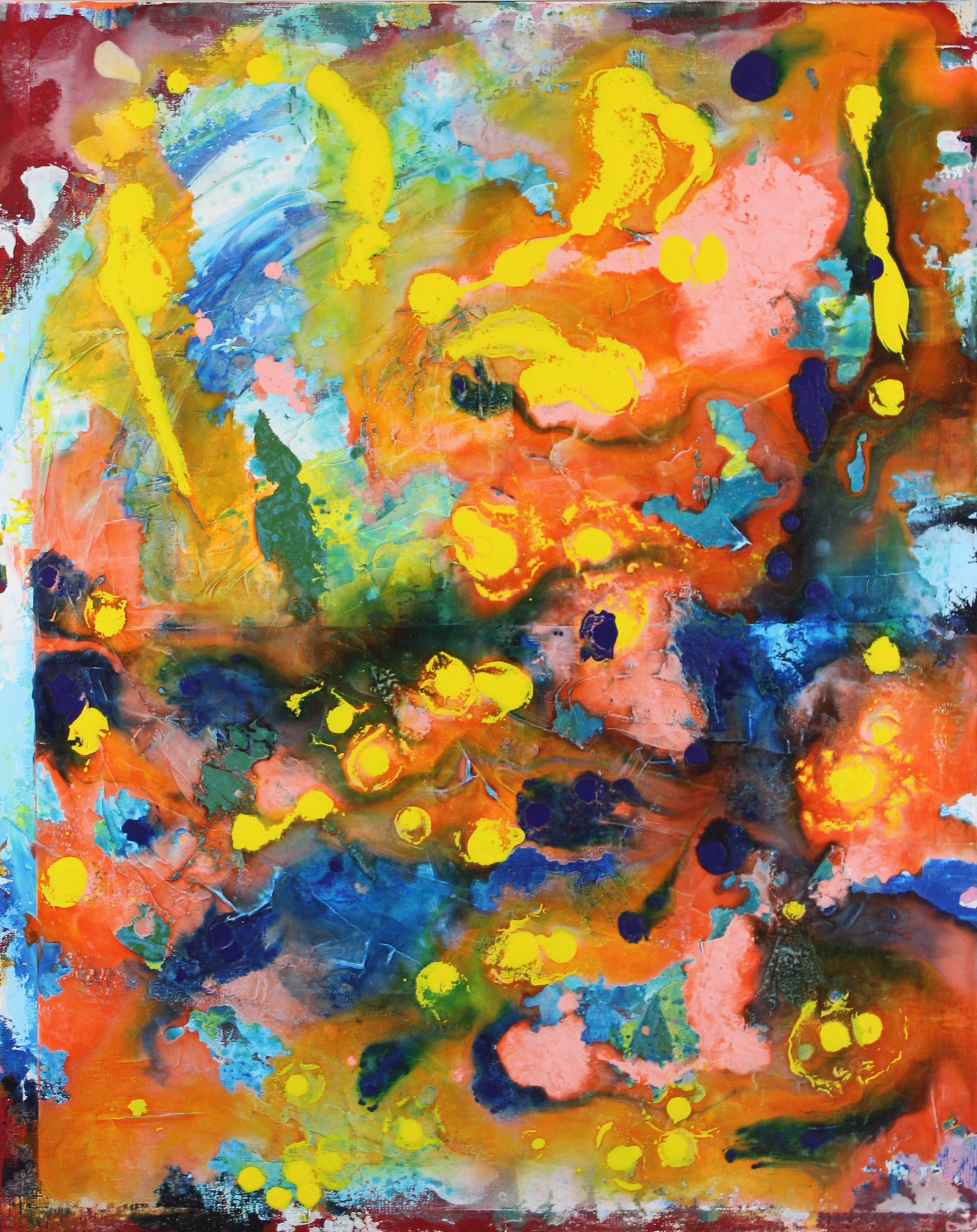 Gary J. Noland Jr. Abstract Painting – Was ich gefunden habe, Abstrakte Malerei