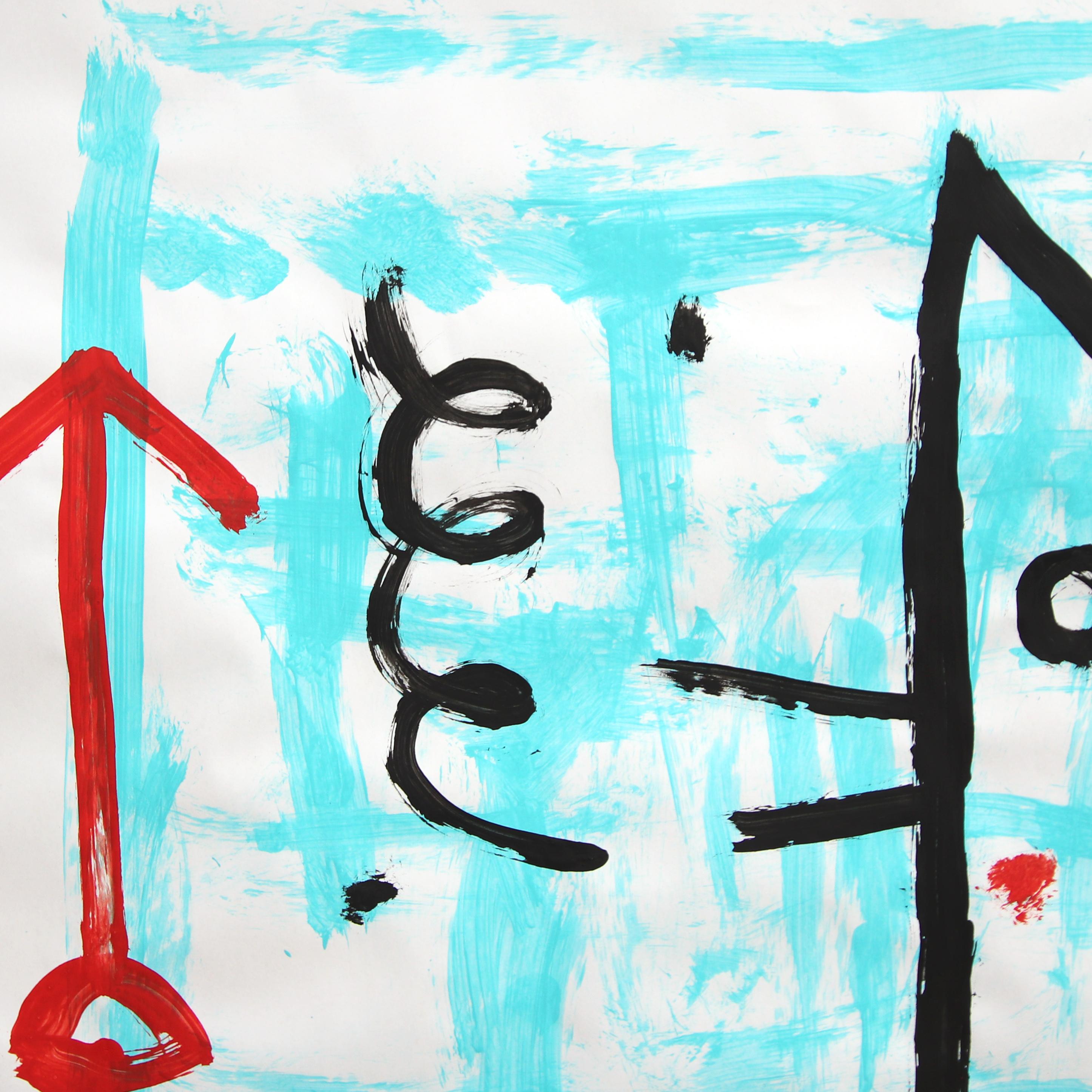 10 Millones de Gatos - Pintura Pop Art Original de Animales por Gary John en venta 2