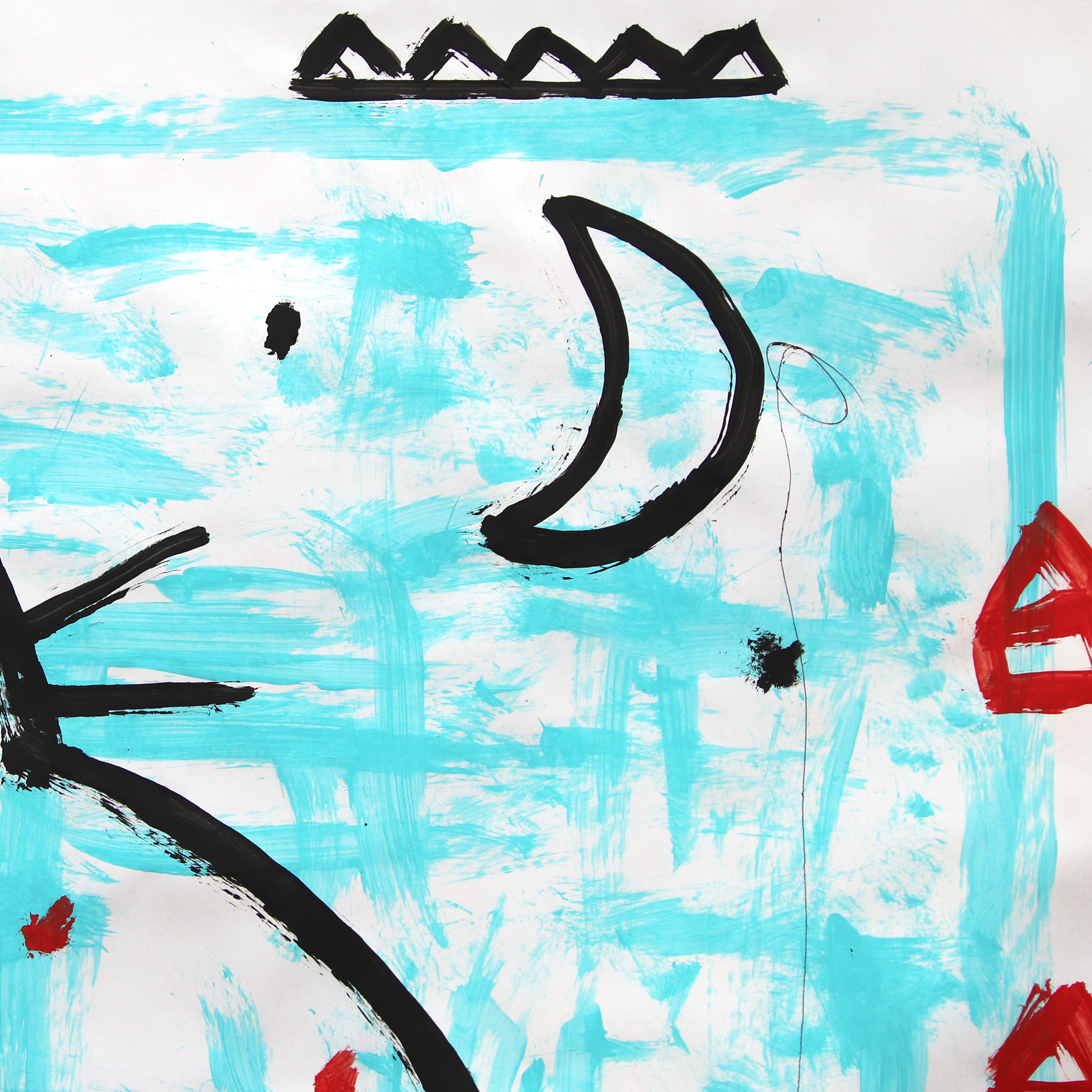 10 Millones de Gatos - Pintura Pop Art Original de Animales por Gary John en venta 3