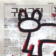 3D Wildlife - Original Street Art on Newsprint by Gary John