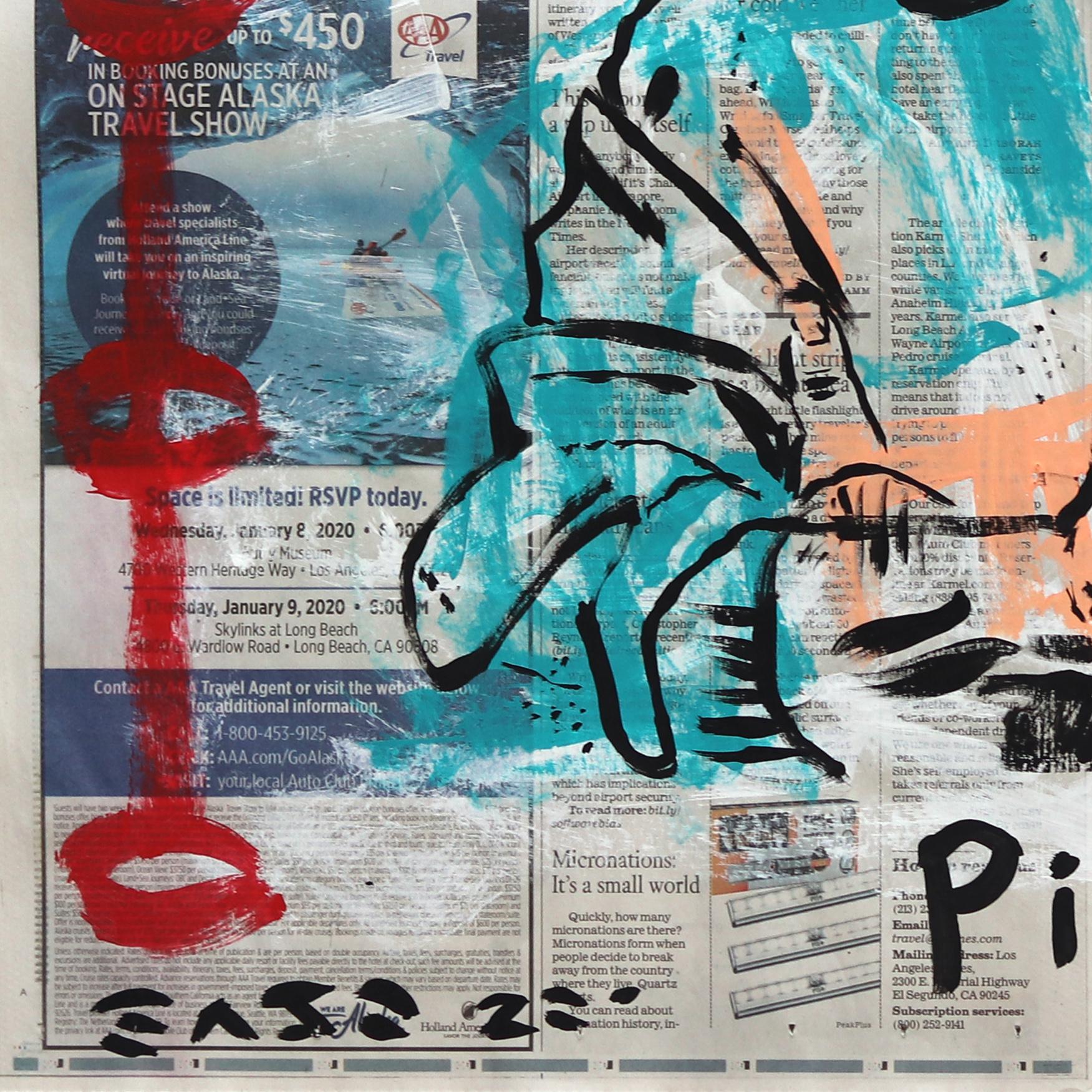 Un Picasso original - Historia del Arte Obra de arte en papel de periódico por Gary John en venta 3