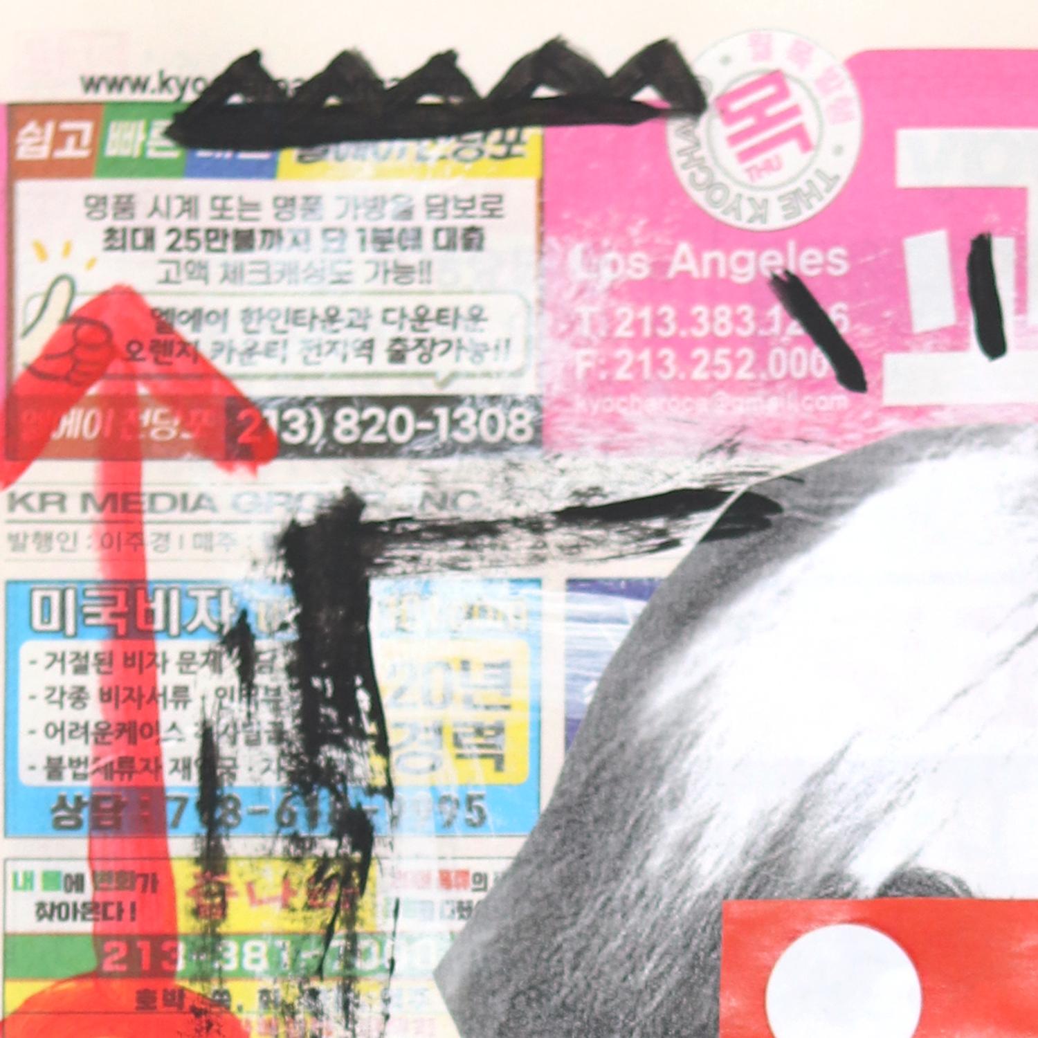 Andy Warhol - Pittura Pop Street Art originale di Gary John su carta da giornale in vendita 4