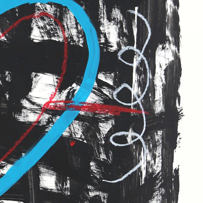 Peinture abstraite audacieuse de style Street Art de Gary John en vente 1