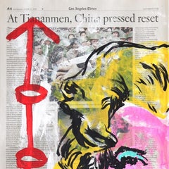 "Blonde Bombshell" Original Pop Art series by Gary John