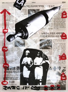 Building The Road To Space - Original Gary John Street Art Painting