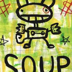 Can o' Chaos - Original Quirky Soup Still Life Mixed Media Artwork by Gary John