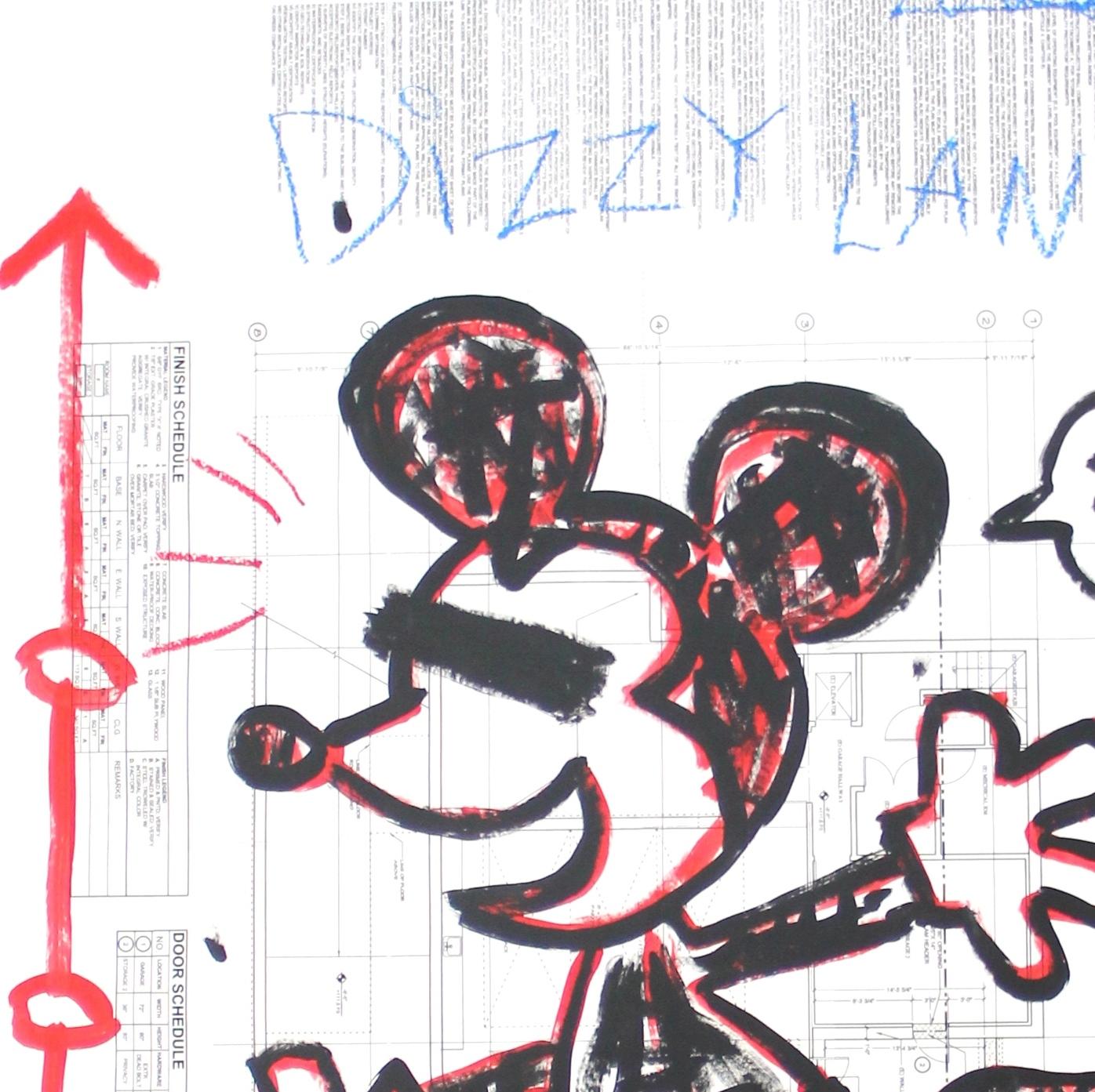 Dizzy Mickey - Painting by Gary John
