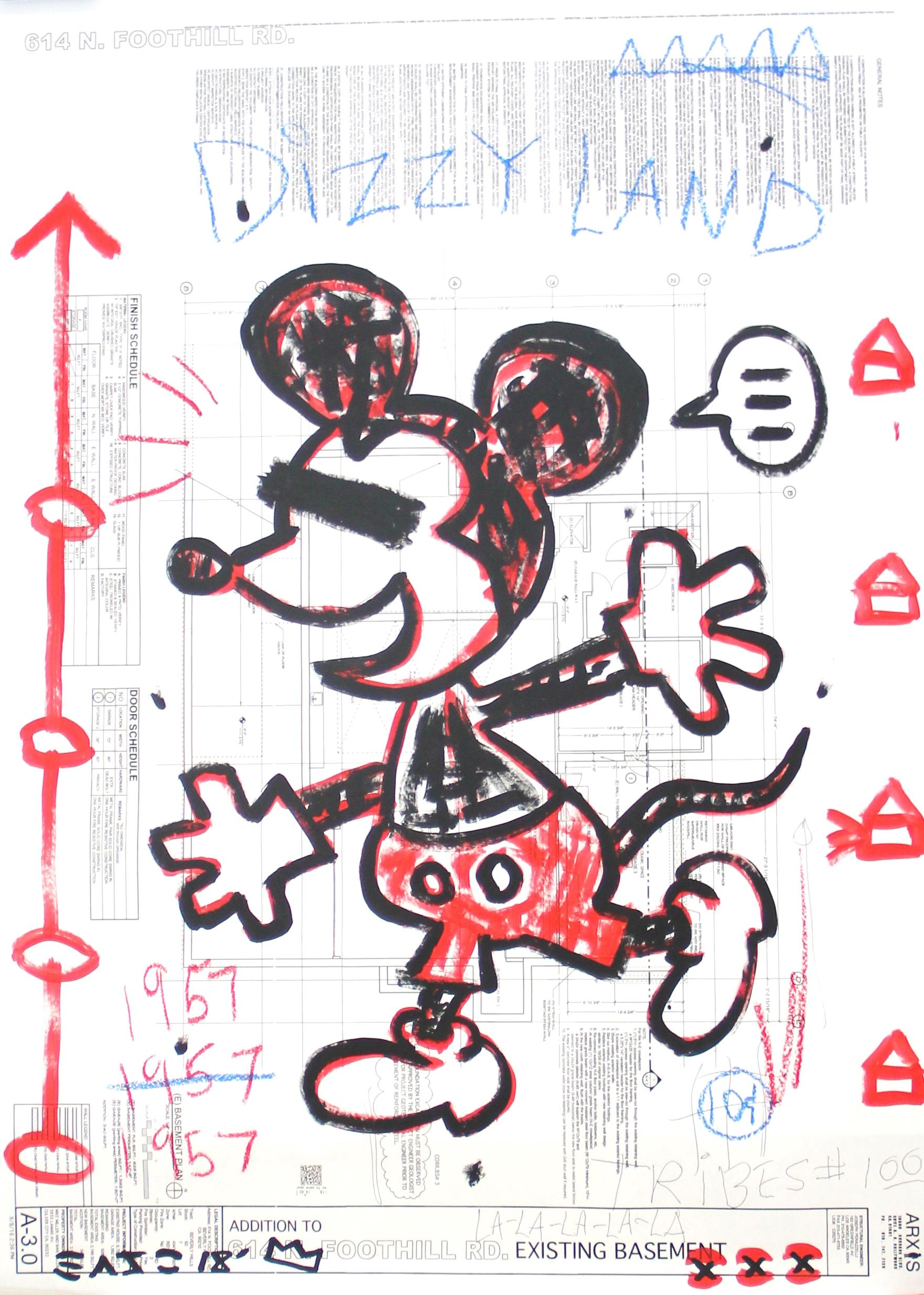 Gary John Animal Painting - Dizzy Mickey