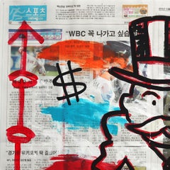 "Do Not Pass Go!" Original Monopoly Man Colorful Pop Art by Gary John