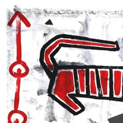 "Double Trouble" Gatto rosso originale Pop Art di Gary Johns