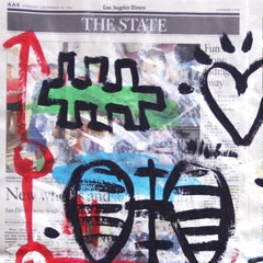 "Fading Away" Pop Art originale e colorata di Gary Johns