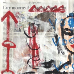 "Fashion and Vogue" - Haute Couture Pop Street Art originale di Gary Johns