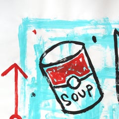 Hit The Pop Hole - Pittura alimentare originale Pop Art di Gary Johns