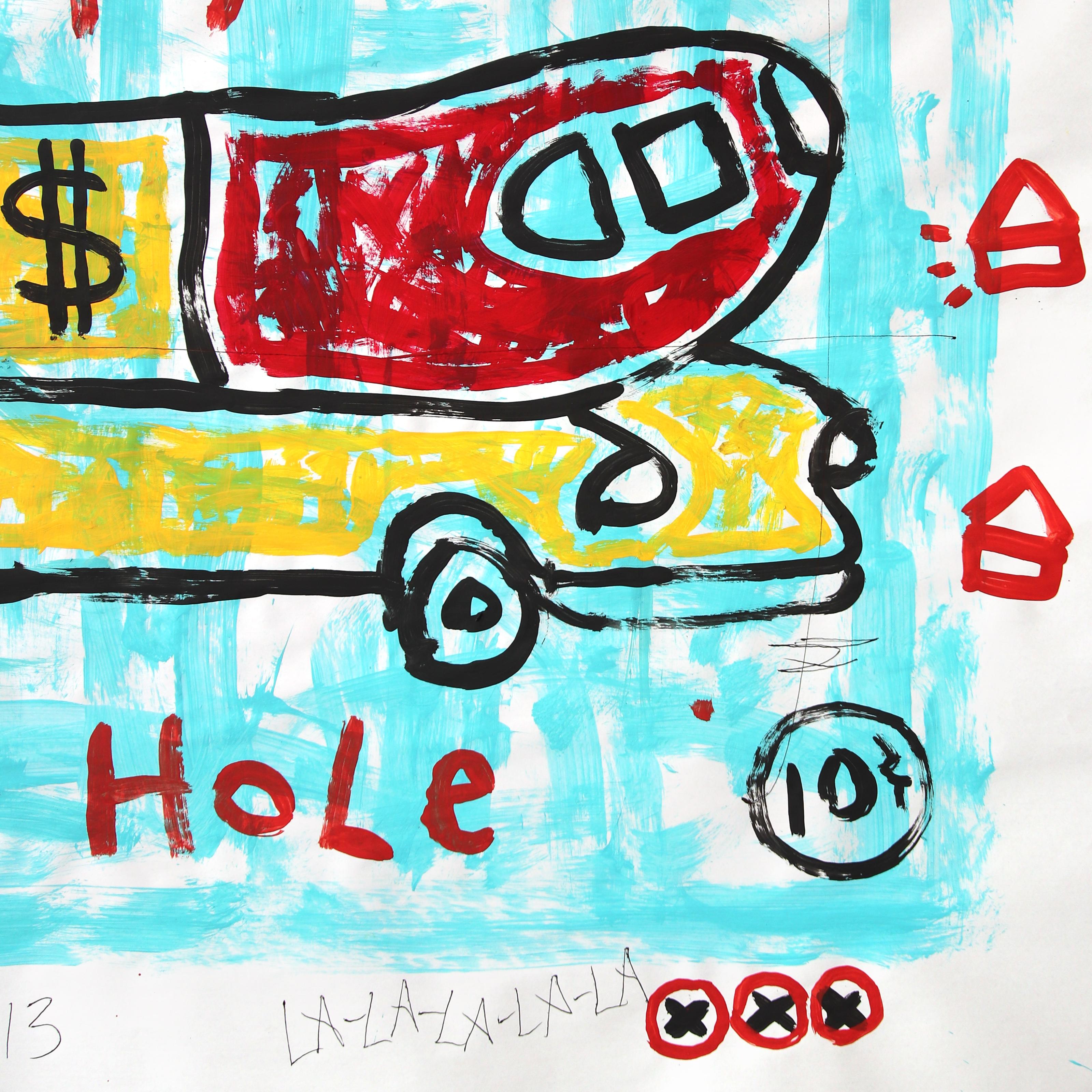 Hit The Pop Hole – Original Pop-Art-Gemälde für Lebensmittel von Gary John im Angebot 3
