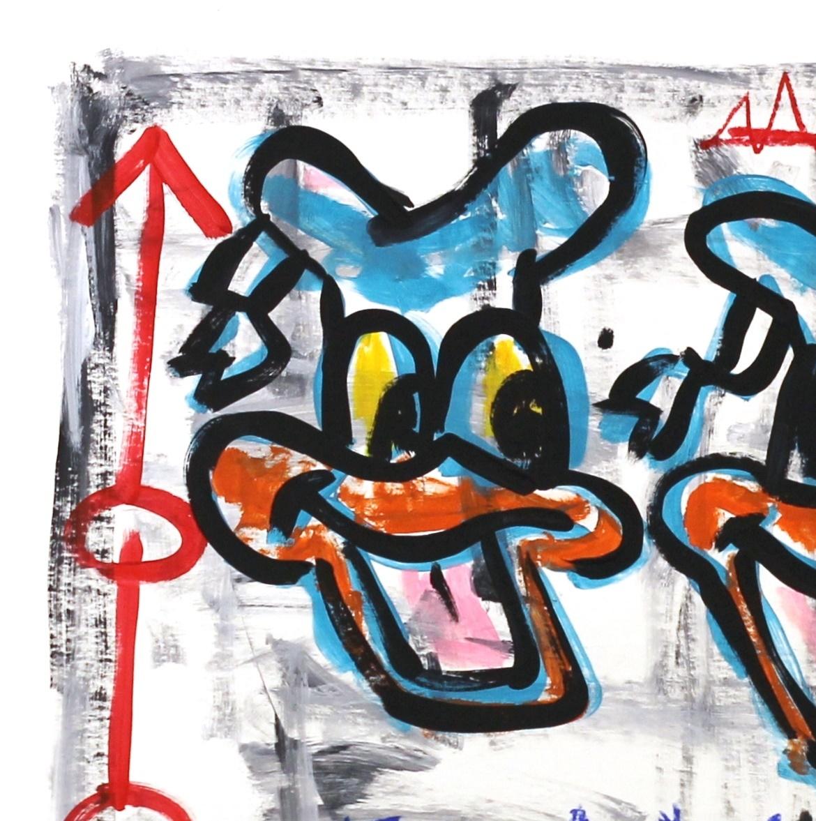 „I Am“ Pop-Art inspiriert von Donald Duck Street Art von Gary John im Angebot 1