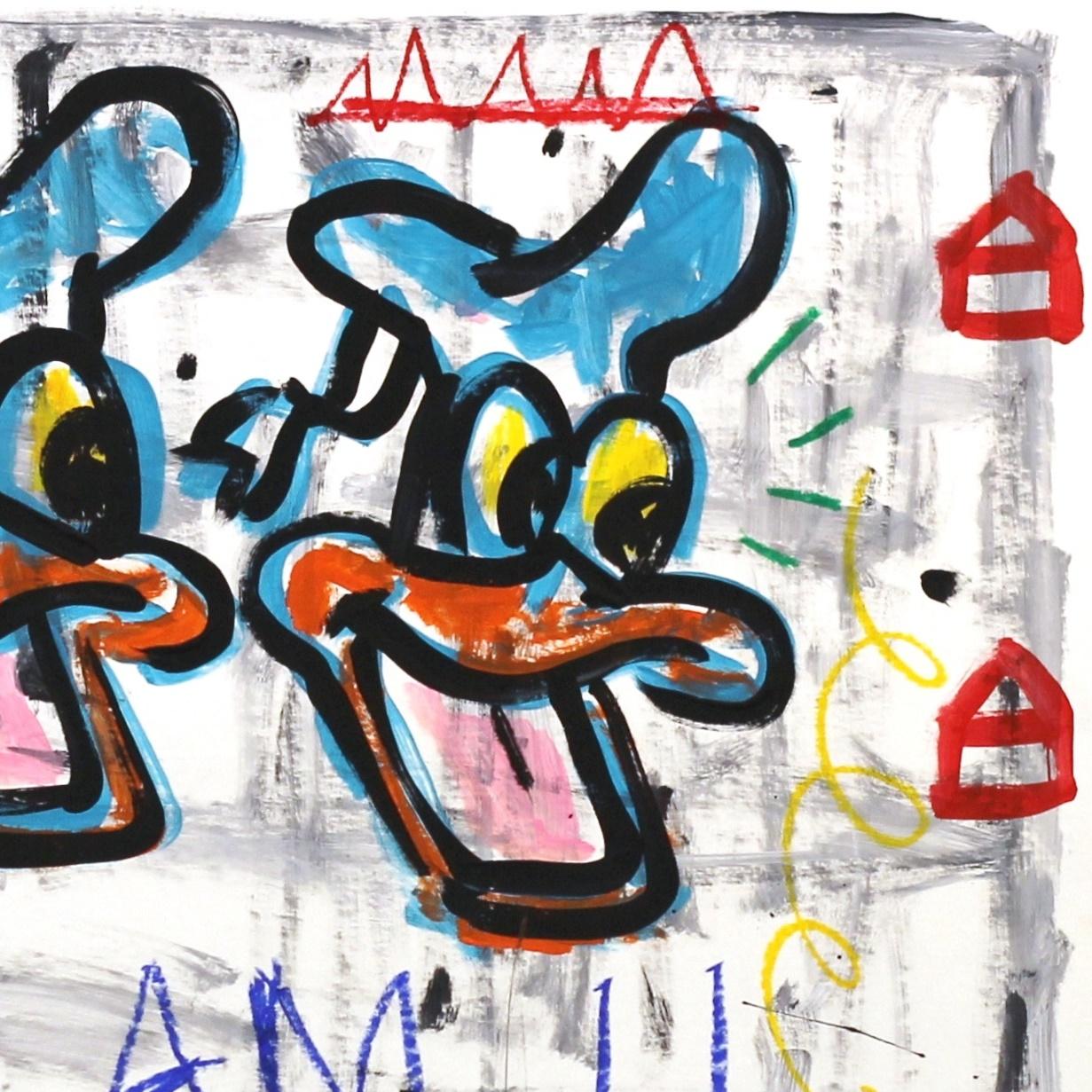 „I Am“ Pop-Art inspiriert von Donald Duck Street Art von Gary John im Angebot 3