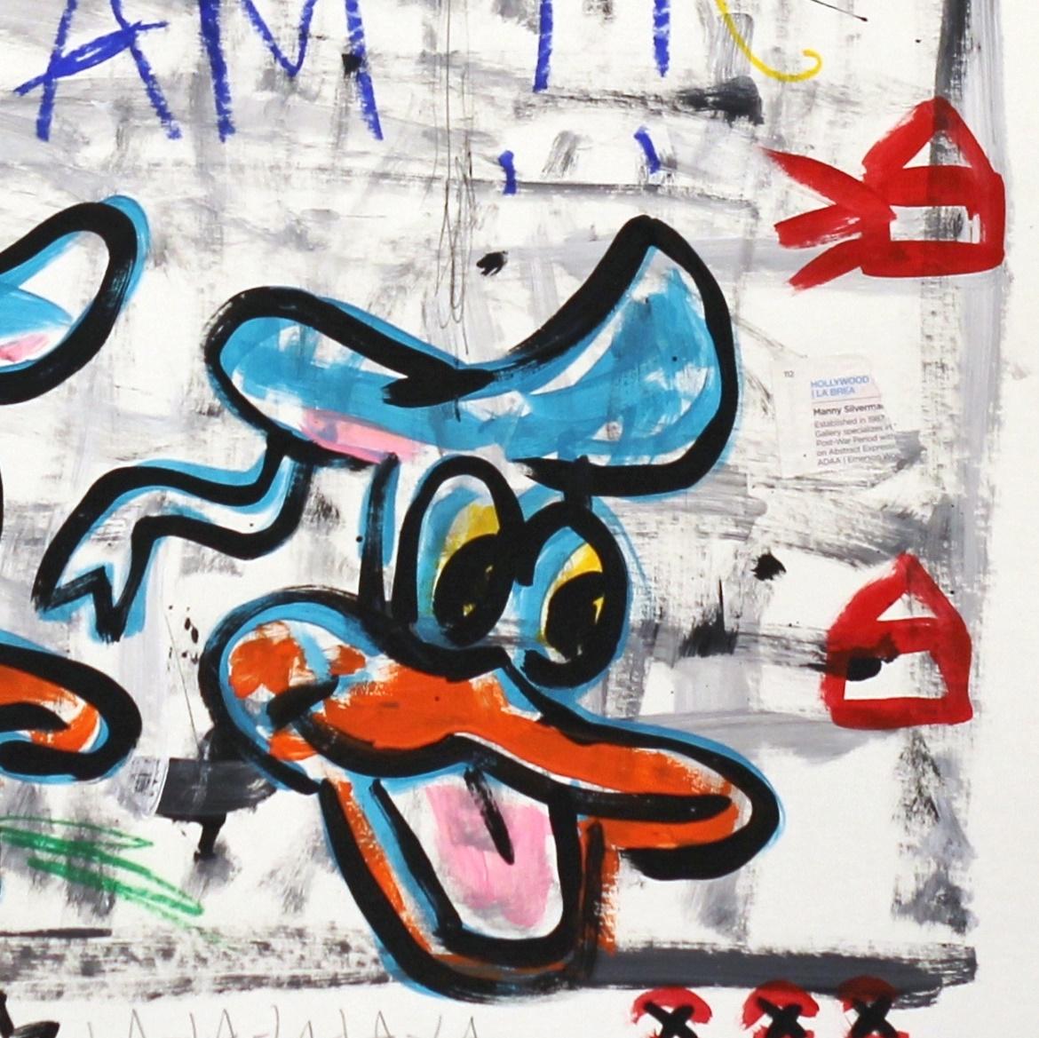 „I Am“ Pop-Art inspiriert von Donald Duck Street Art von Gary John im Angebot 4