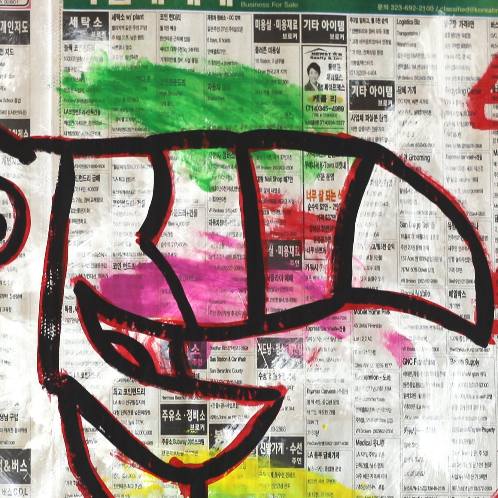 Los Angeles street artist Gary John exploded onto the international art scene during the Art Basel Miami art fair in 2013. John’s playfully bold work quickly gained attention and he was named one of 20 standout artists at the 2014 NY Affordable Art