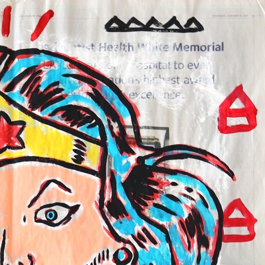 „Icon Attitude“ Original Pop Art inspiriert von der Serie „ Wonder Woman“ von Gary John im Angebot 3