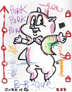 "If Every Pork Chop Were Perfect" Pop Art Contemporary Original by Gary John