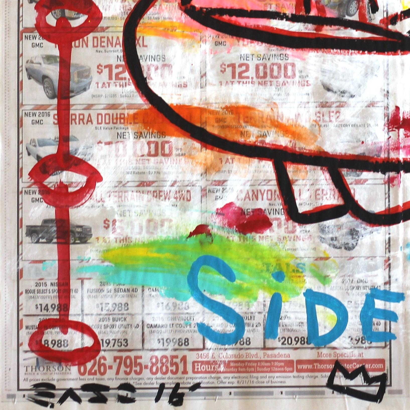 „Jetsons Ride“ Original farbenfrohe Pop-Art von Gary John im Angebot 3