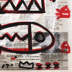 Guíame en la dirección correcta - Pintura callejera original de Gary John