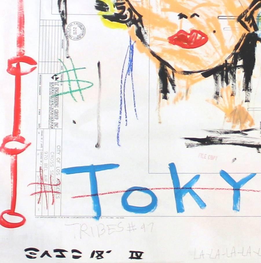 Marilyn in Tokyo - Street Art Painting by Gary John