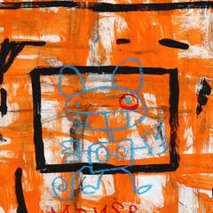 « Mouse Musk » - Nature morte abstraite originale et décalée, œuvre d'art en techniques mixtes de Gary John