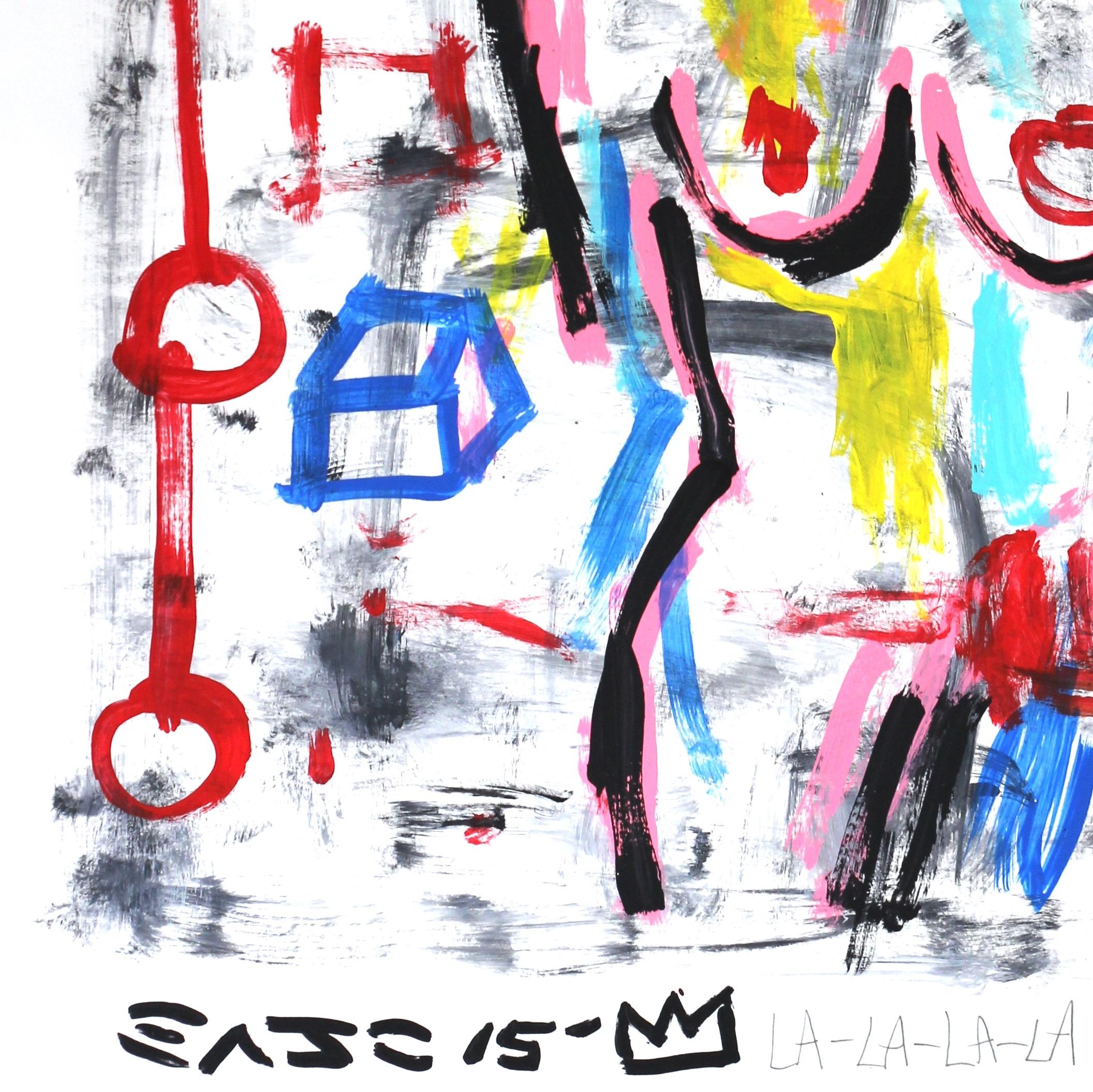 „Muse“ Buntes figuratives Pop-Art- Original von Gary John im Angebot 2