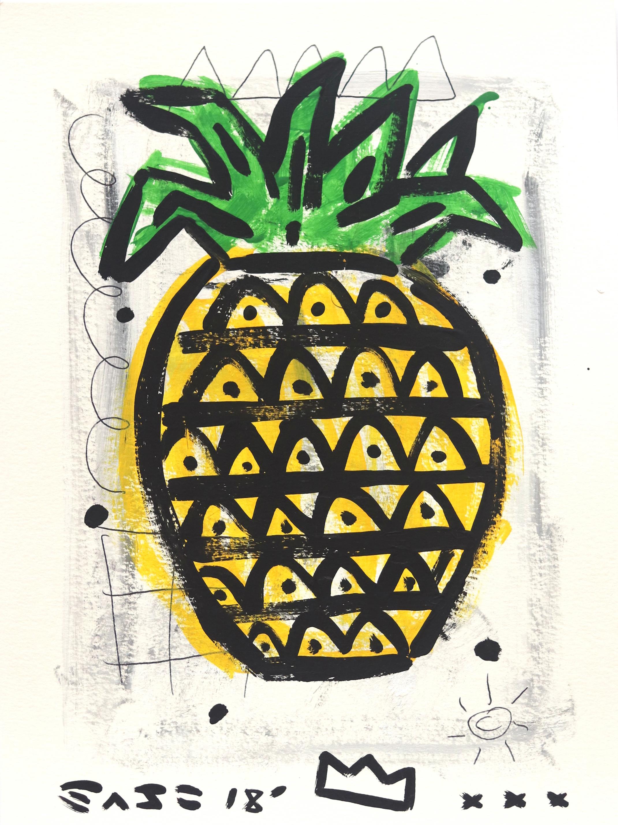 Gary John Figurative Painting - Pineapple Groove