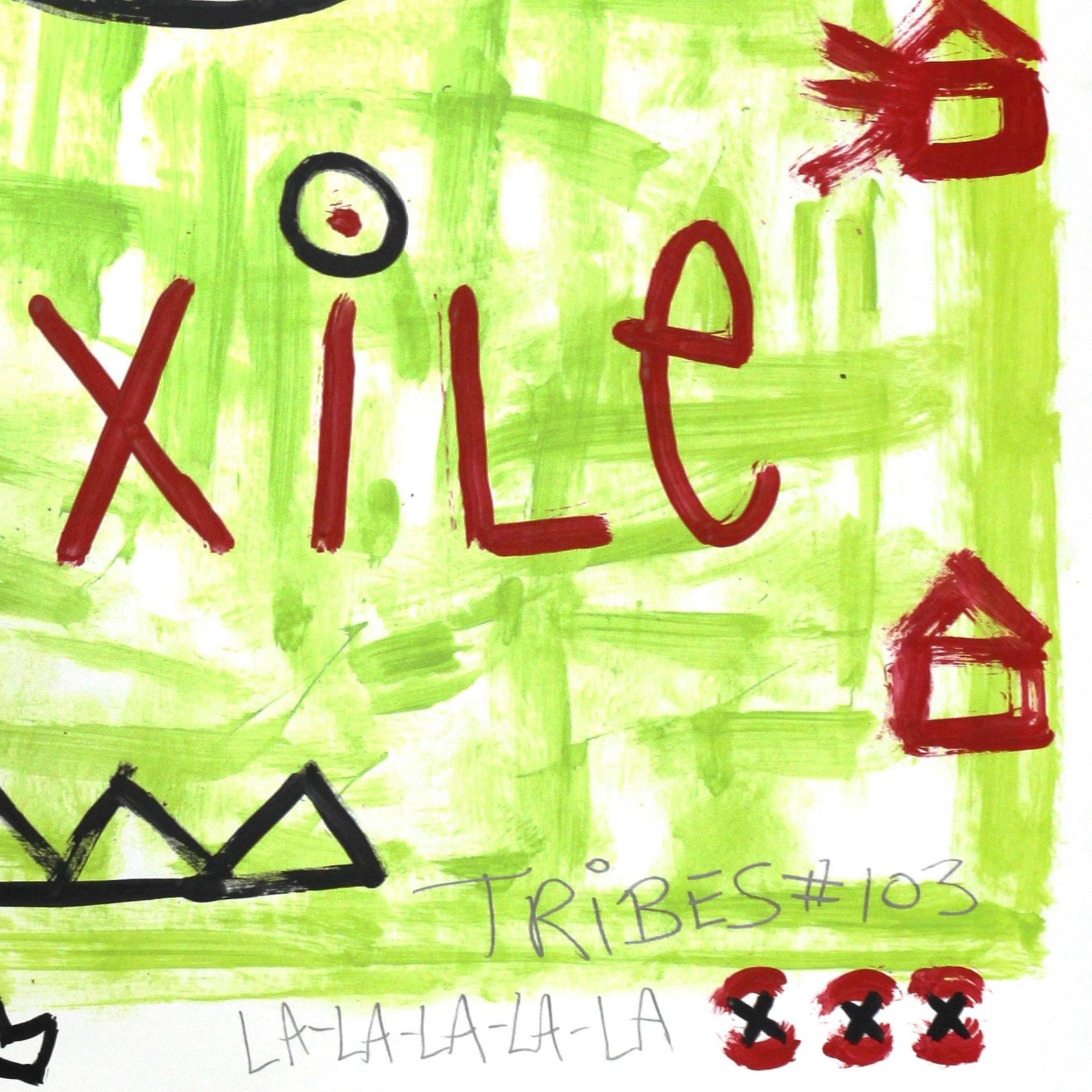 Side Show Exile – Original Pop-Art-Tiergemälde von Gary John im Angebot 1