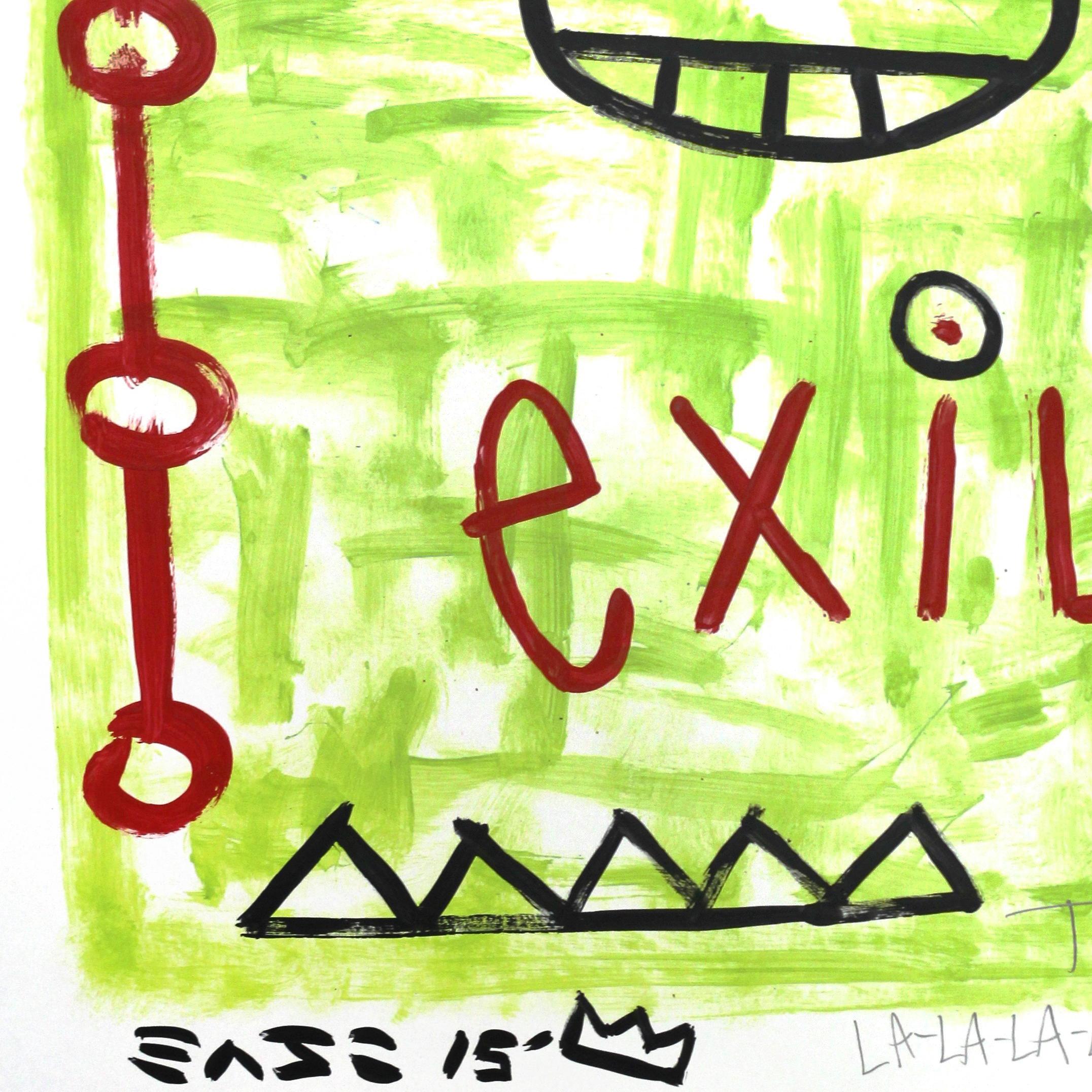 Side Show Exile – Original Pop-Art-Tiergemälde von Gary John im Angebot 4