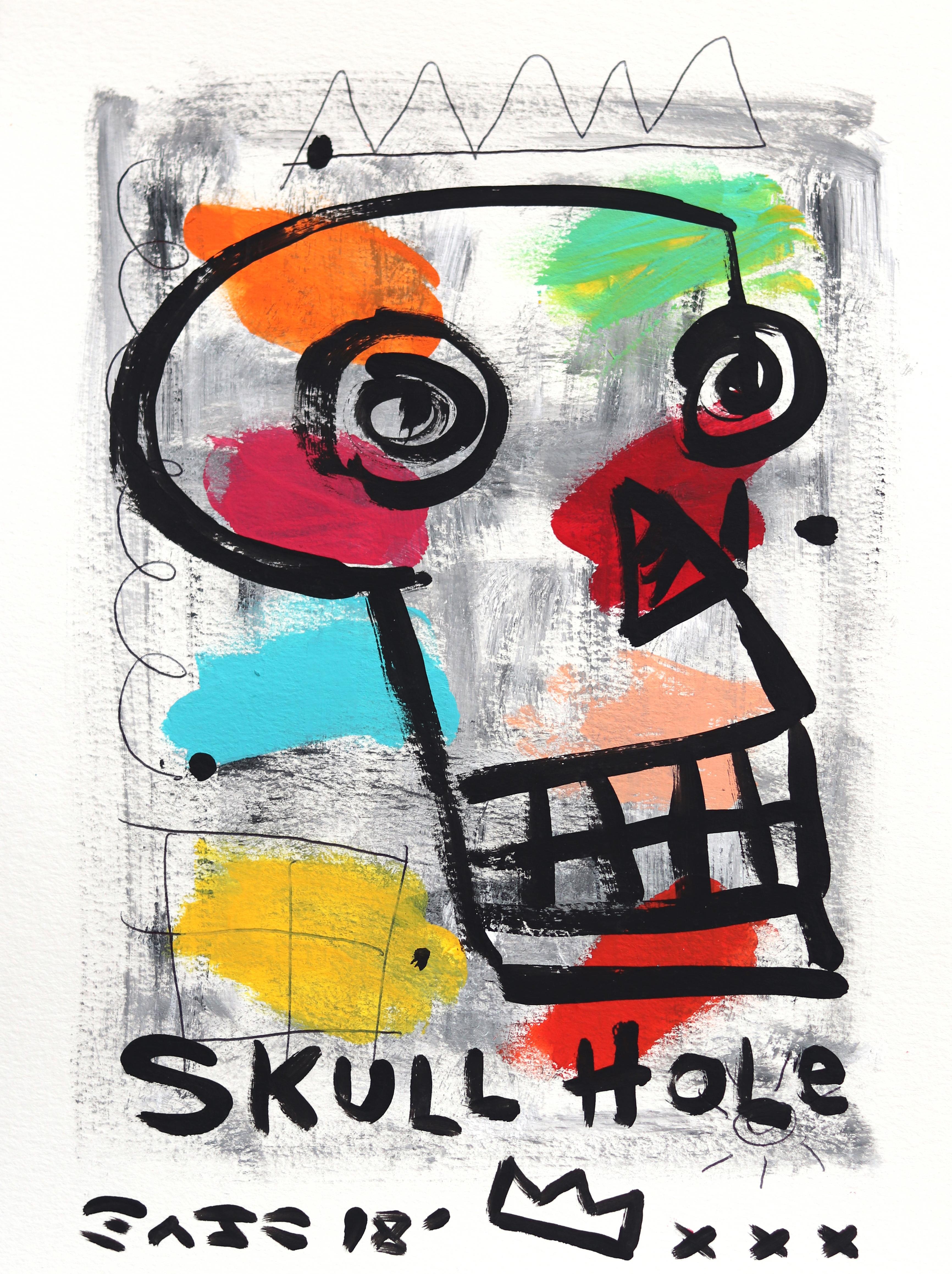 Skull Hole - Original Gary John Figurative Painting