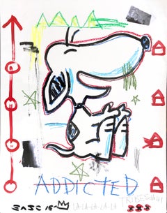 « Spoopy Loves Laughing Gas », Pop Art original de Gary John