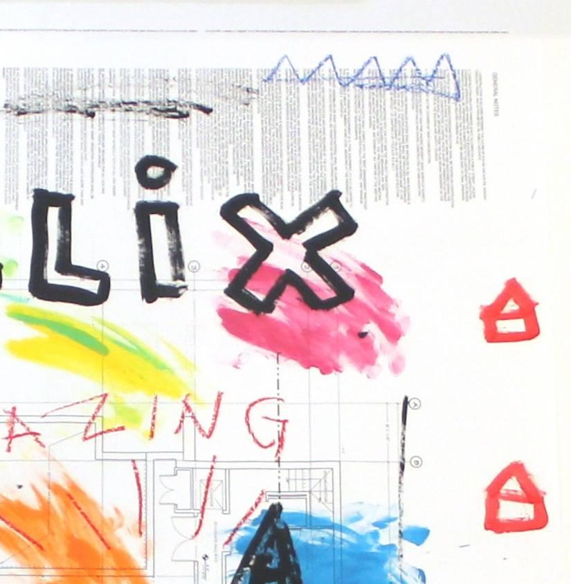 « The Amazing Felix » - Pop Street Art coloré de Gary John en vente 3