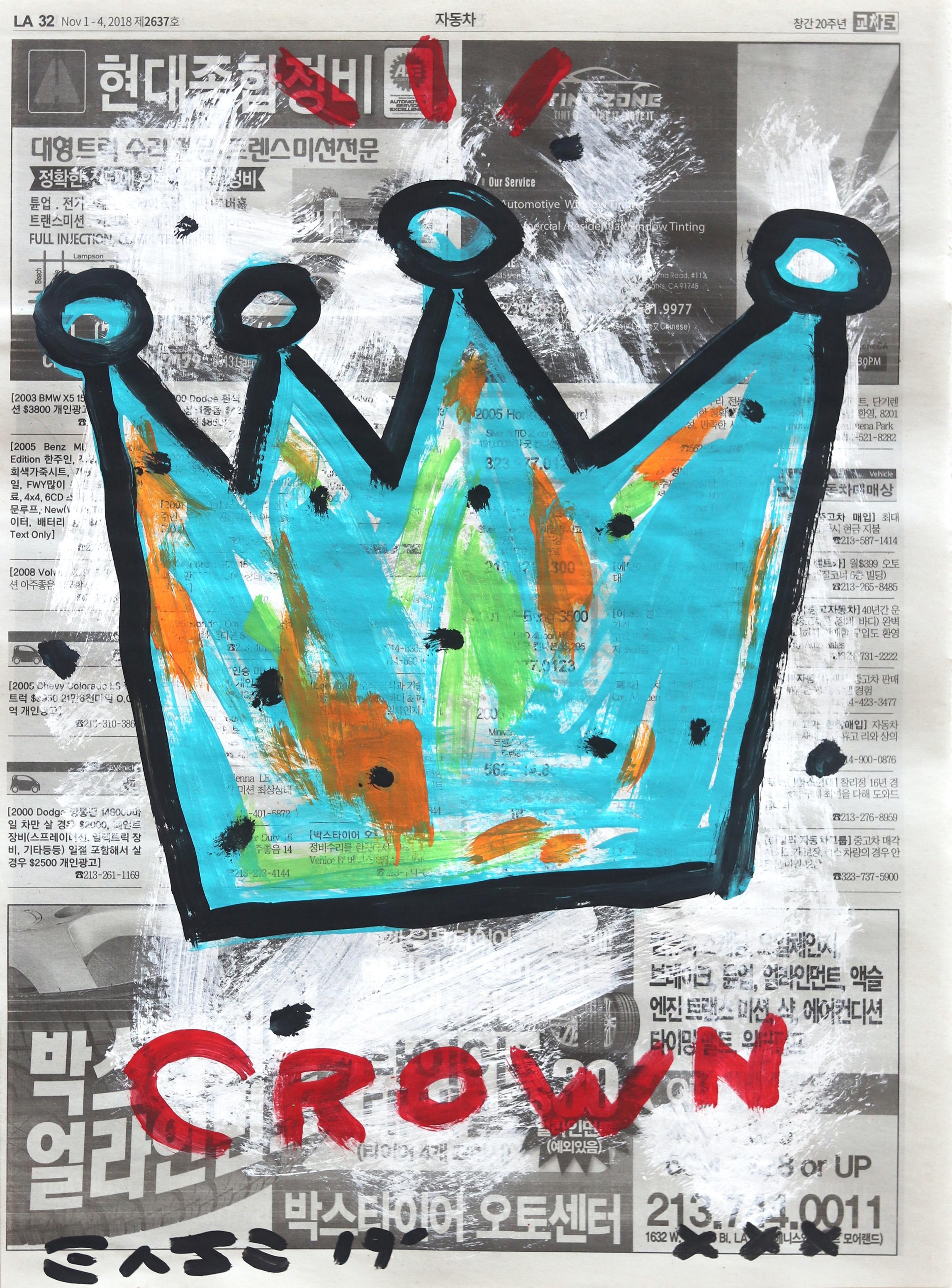 Gary John Figurative Painting - The Sky Crown