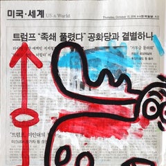 "Triple Moose" Original Pop Art inspired by Bullwinkle