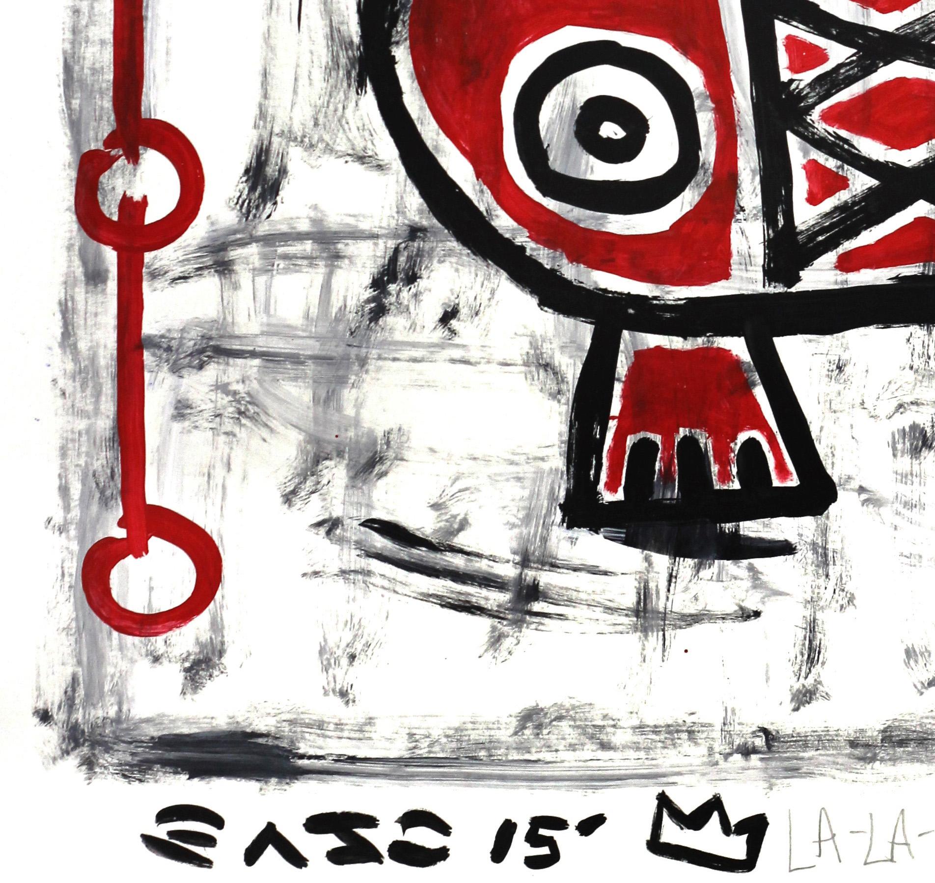 Tusk- Original Abstract Figurative Pop Art Painting by Gary John For Sale 4