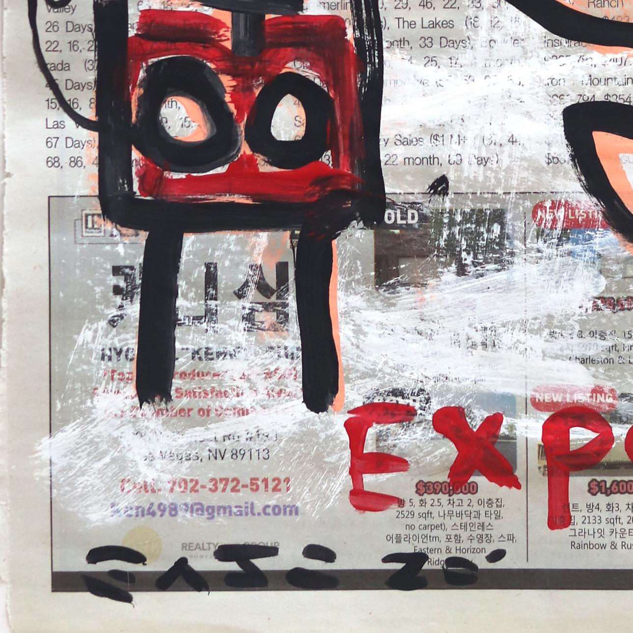 You Are Exposed - Street Art Mixed Media Art by Gary John