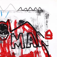 Cape Crisis Club - Original Abstract Batman Inspired Artwork by Gary John