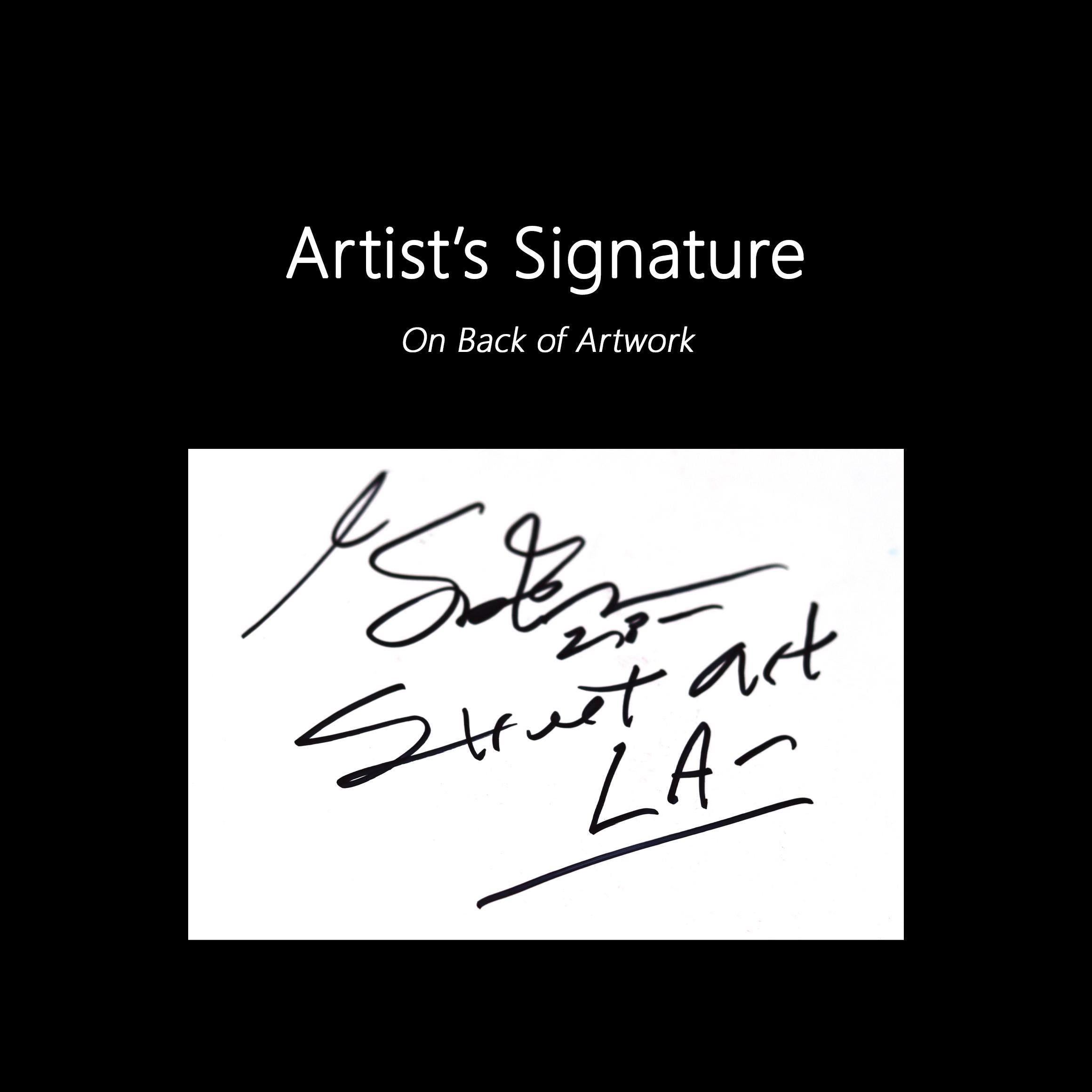 Caped Chaos - Original Figurative Cartoon Mixed Media Pop Kunstwerk von Gary John im Angebot 6